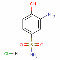 3-氨基-4-羟基苯磺胺盐酸盐结构式_61886-33-7结构式