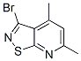 3-Bromo-4,6-dimethyl-isothiazolo[5,4-b]pyridine Structure,61889-26-7Structure