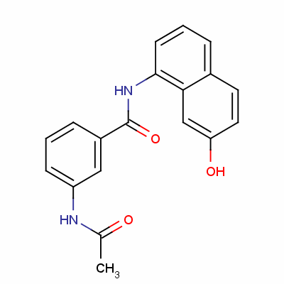 3-(Acetylamino)-n-(7-hydroxy-1-naphthyl)benzamide Structure,61931-64-4Structure