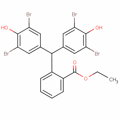 Ethyl 2-[bis(3,5-dibromo-4-hydroxyphenyl)methyl ]benzoate Structure,61931-71-3Structure
