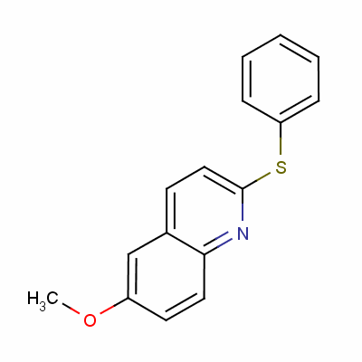Methyl 2-phenylthio-6-quinolyl ether Structure,61931-86-0Structure
