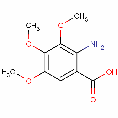 2-氨基-3,4,5-三甲氧基苯甲酸结构式_61948-85-4结构式