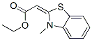 (9CI)-(3-甲基-2(3H)-苯并噻唑)-乙酸乙酯结构式_61975-33-5结构式