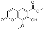 7-Hydroxy-8-methoxy-2-oxo-2h-1-benzopyran-6-carboxylic acid methyl ester Structure,61975-93-7Structure