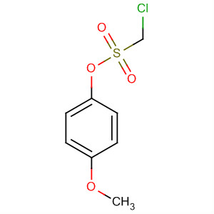 Chloromethanesulfonic acid 4-methoxyphenyl ester Structure,61980-89-0Structure