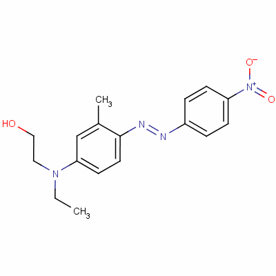 2-[Ethyl [3-methyl-4-[(4-nitrophenyl)azo]phenyl ]amino]ethanol Structure,61994-66-9Structure