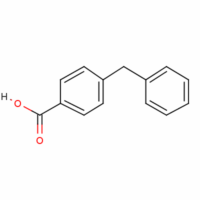 4-(苯基甲基)苯甲酸结构式_620-86-0结构式