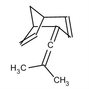 4-(2-Methyl-1-propenylidene)bicyclo[3.2.1]octa-2,6-diene Structure,62025-02-9Structure