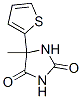 5-甲基-5-噻吩-2-咪唑烷-2,4-二酮结构式_62031-97-4结构式