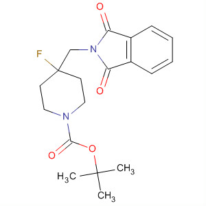 Tert-butyl 4-fluoro-4-((1,3-dioxoisoindolin-2-yl)methyl)piperidine-1-carboxylate Structure,620611-28-1Structure
