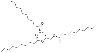 Tricaprin Structure,621-71-6Structure