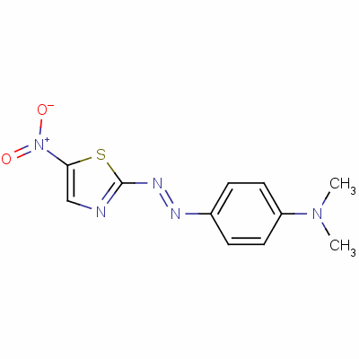 N,n-dimethyl-4-[(5-nitrothiazol-2-yl)azo]aniline Structure,62143-25-3Structure