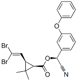 [(S)-cyano-(3-phenoxyphenyl)methyl ] (1r,3r)-3-(2,2-dibromoethenyl)-2,2-dimethyl-cyclopropane-1-carboxylate Structure,62229-77-0Structure