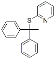 2-[(1,1-Diphenylethyl)thio]pyridine Structure,62238-36-2Structure