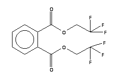 邻苯二甲酸二(2,2,2-三氟乙基)酯结构式_62240-27-1结构式
