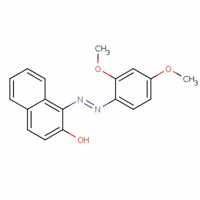 1-[(2,4-Dimethoxyphenyl)azo]-2-naphthol Structure,62293-32-7Structure