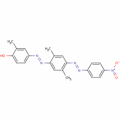 4-[[2,5-Dimethyl-4-[(4-nitrophenyl)azo]phenyl]azo]-o-cresol Structure,62308-13-8Structure