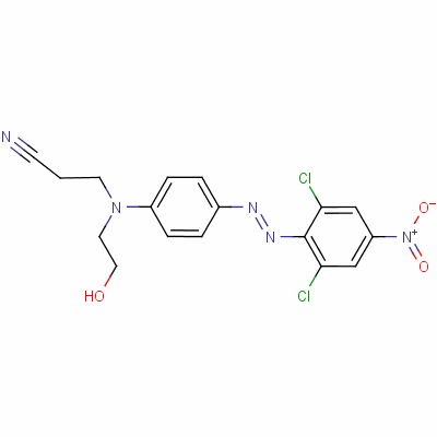3-[[4-[(2,6-Dichloro-4-nitrophenyl)azo]phenyl](2-hydroxyethyl)amino]propiononitrile Structure,62331-46-8Structure