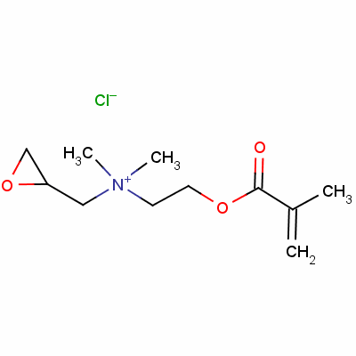 (2,3-Epoxypropyl)[2-(methacryloyloxy)ethyl ]dimethylammonium chloride Structure,62351-05-7Structure