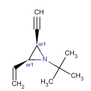 Aziridine,1-(1,1-dimethylethyl)-2-ethenyl-3-ethynyl-,cis-(9ci) Structure,62376-99-2Structure