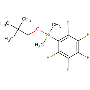 Dimethyl (2,3,4,5,6-pentafluorophenyl)silyl neopentyl ether Structure,62394-64-3Structure