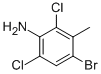 4-Bromo-2,6-dichloro-3-methylaniline Structure,62406-68-2Structure