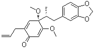 4-[2-(1,3-Benzodioxol-5-yl)-1-methylethyl ]-4,5-dimethoxy-2-(2-propenyl)-2,5-cyclohexadien-1-one Structure,62499-71-2Structure