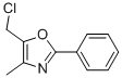 5-(Chloromethyl)-4-methyl-2-phenyl-1,3-oxazole Structure,625106-10-7Structure