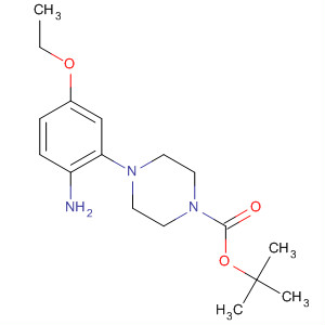4-(2-氨基-5-乙氧基苯基)-1-哌嗪羧酸-1,1-二甲基乙酯结构式_625119-95-1结构式