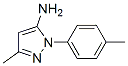 5-Amino-3-methyl-1-p-tolylpyrazole Structure,62535-60-8Structure