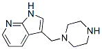 1H-Pyrrolo[2,3-b]pyridine, 3-(1-piperazinylmethyl)- Structure,625386-57-4Structure