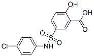 5-(4-Chloro-phenylsulfamoyl)-2-hydroxy-benzoic acid Structure,62547-11-9Structure