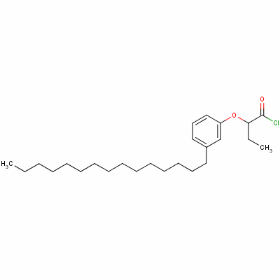 2-(3-Pentadecylphenoxy)butyryl chloride Structure,62609-88-5Structure