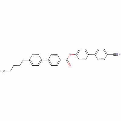 4-氰基[1,1-联苯]-4-基 4-戊基 [1,1-联苯]-4-羧酸结构式_62622-42-8结构式
