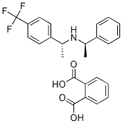 (R)-1-苯基-n-((r)-1-(4-(三氟甲基)苯基)乙基)乙胺 邻苯二甲酸酯结构式_626244-13-1结构式