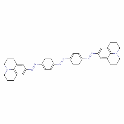 9,9’-[Azobis(p-phenyleneazo)]bis[2,3,6,7-tetrahydro-1h,5h-benzo[ij]quinolizine] Structure,62635-31-8Structure