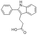 3-(2-苯基-1H-吲哚-3-基)丙酸结构式_62663-27-8结构式