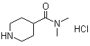 N,n-dimethylpiperidine-4-carboxamide hcl Structure,6270-42-4Structure
