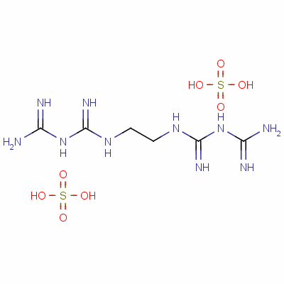 3,8-Diimino-2,4,7,9-tetraazadecanediamidine disulphate Structure,62708-53-6Structure