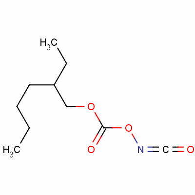 2-Ethylhexyl isocyanatocarbonate Structure,62724-16-7Structure