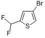 4-Bromo-2-(difluoromethyl)thiophene Structure,627526-93-6Structure