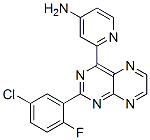2-(5-氯-2-氟苯基)-4-[(4-吡啶基)氨基]蝶啶结构式_627536-09-8结构式