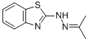 乙酮-苯并噻唑-2-肼酮结构式_6277-26-5结构式