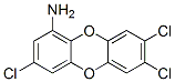 1-氨基-3,7,8-三氯二苯并-4-二噁英结构式_62782-11-0结构式