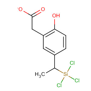 4-乙酰氧基苯乙基三氯硅烷结构式_627882-90-0结构式