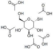 1-Thio-alpha-D-glucopyranose pentaacetate Structure,62860-10-0Structure
