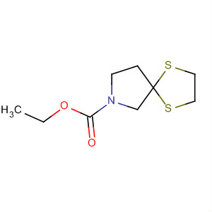 1,4-Dithia-7-aza-spiro[4.4]nonane-7-carboxylic acid ethyl ester Structure,62869-46-9Structure