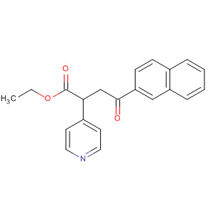 4-Naphthalen-2-yl-4-oxo-3-pyridin-4-yl-butyric acid ethyl ester Structure,629623-76-3Structure