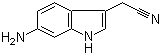 (6-氨基-吲哚-3-基)-乙腈结构式_629662-49-3结构式
