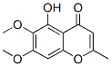 5-Hydroxy-6,7-dimethoxy-2-methyl-4h-1-benzopyran-4-one Structure,62995-11-3Structure